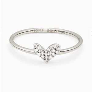 Kendra Scott fine jewelry white gold ring